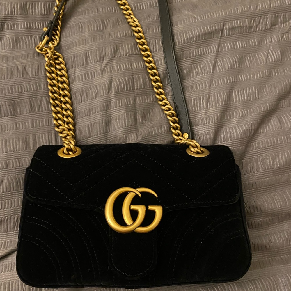 ♥️SOLD♥️ Gucci Velvet marmont